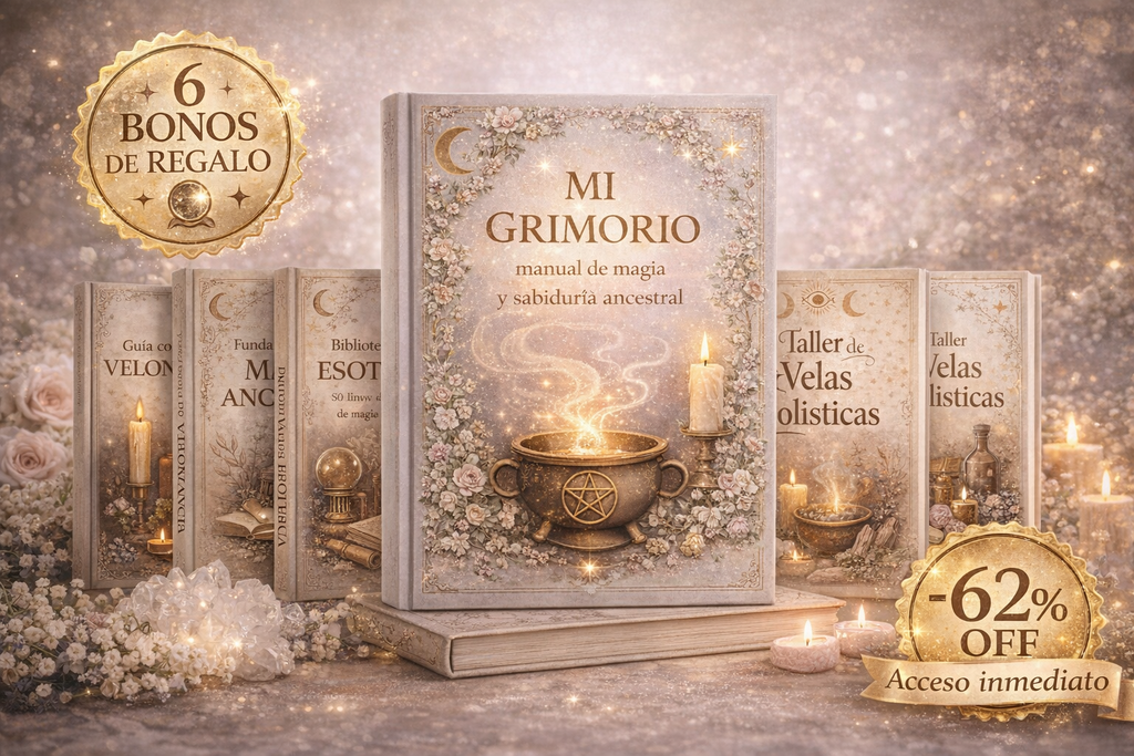🧙‍♀️ Mi Grimorio Mágico 🔮 Acceso Completo + 6 Bonos de Regalo ✨