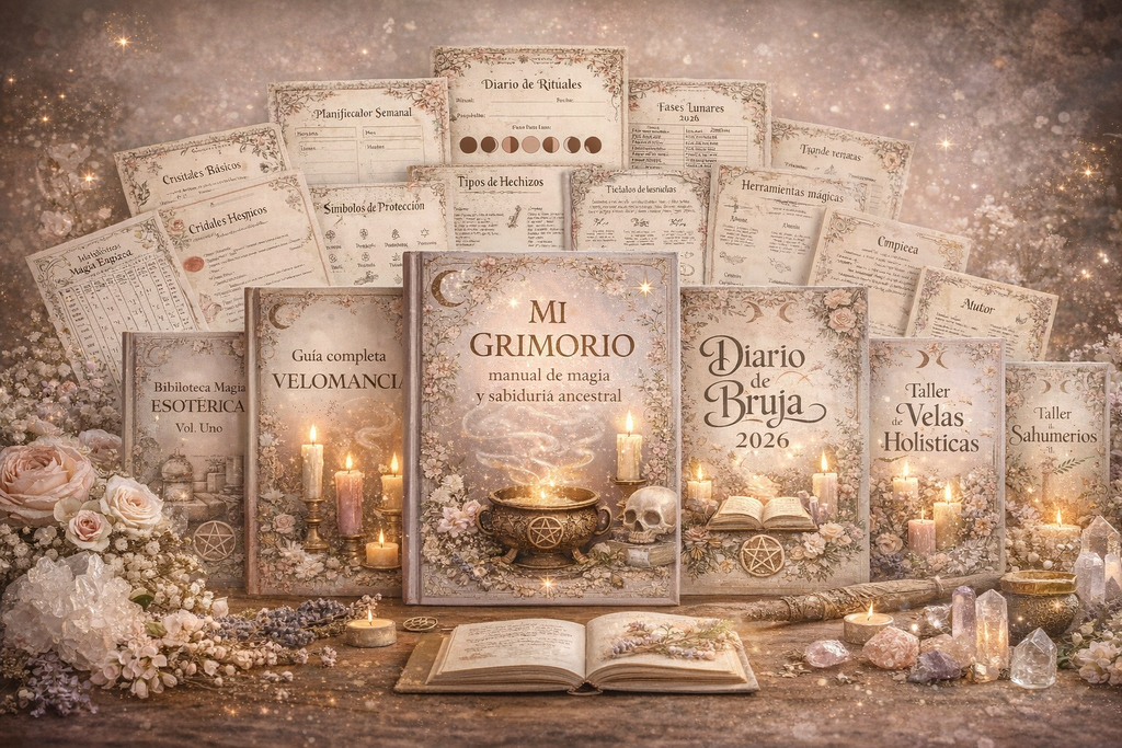 🧙‍♀️ Mi Grimorio Mágico 🔮 Acceso Completo + 6 Bonos de Regalo ✨